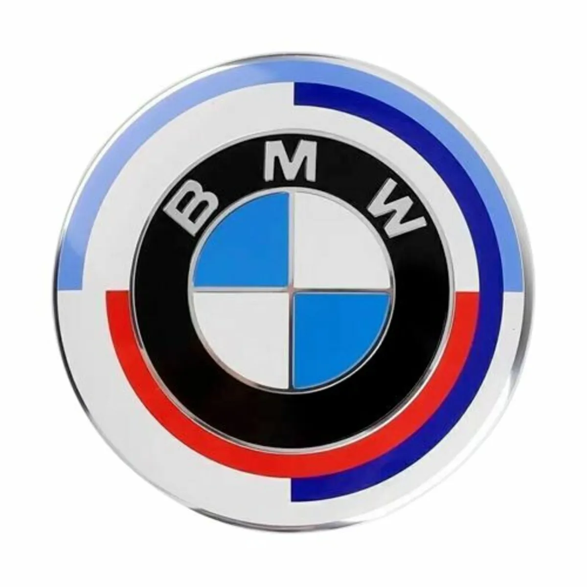 Bmw 50th year anniversary bonnet 82 mm badge emble