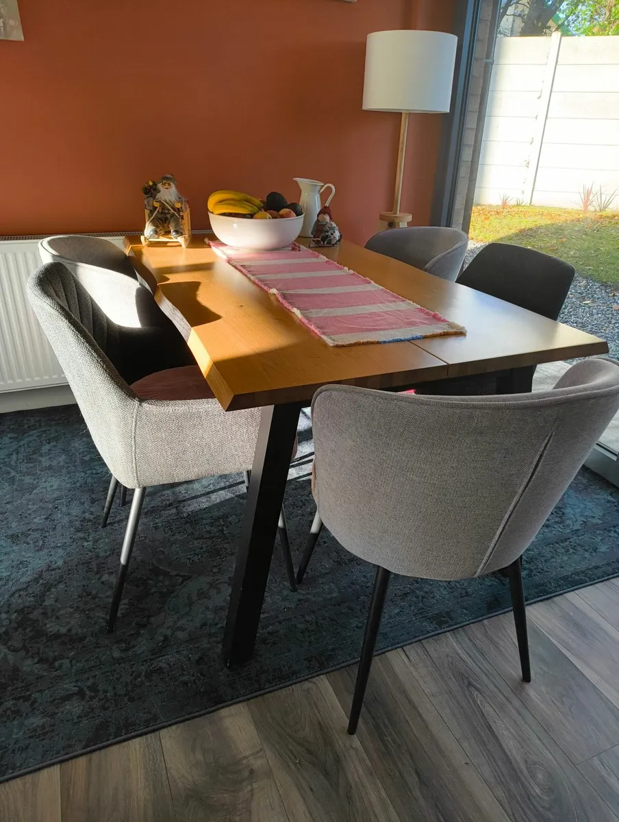 Dinning Table + 6 Chairs - Image 4