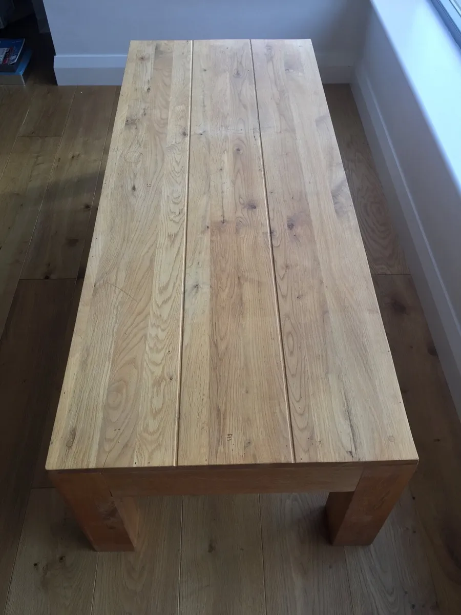 Oak coffee table - Image 2