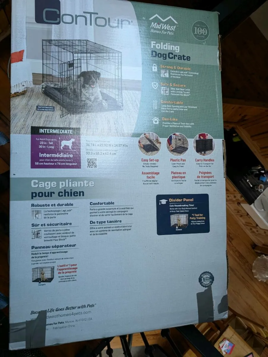 Dog crate - intermediate/medium - Image 2