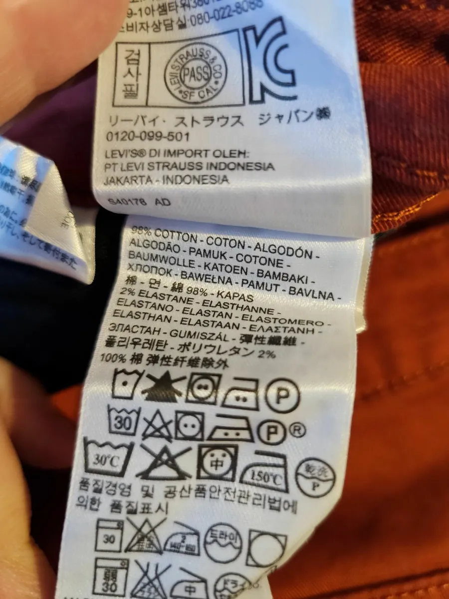 Mens LEVI's jeans W34 L34 - Image 4