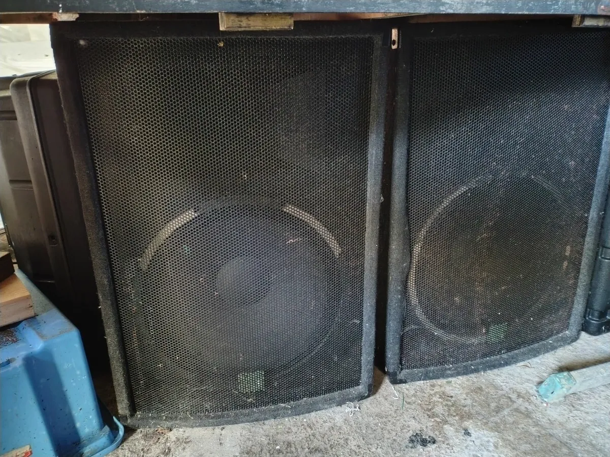 2 x 300W cabinet speakers - Image 3