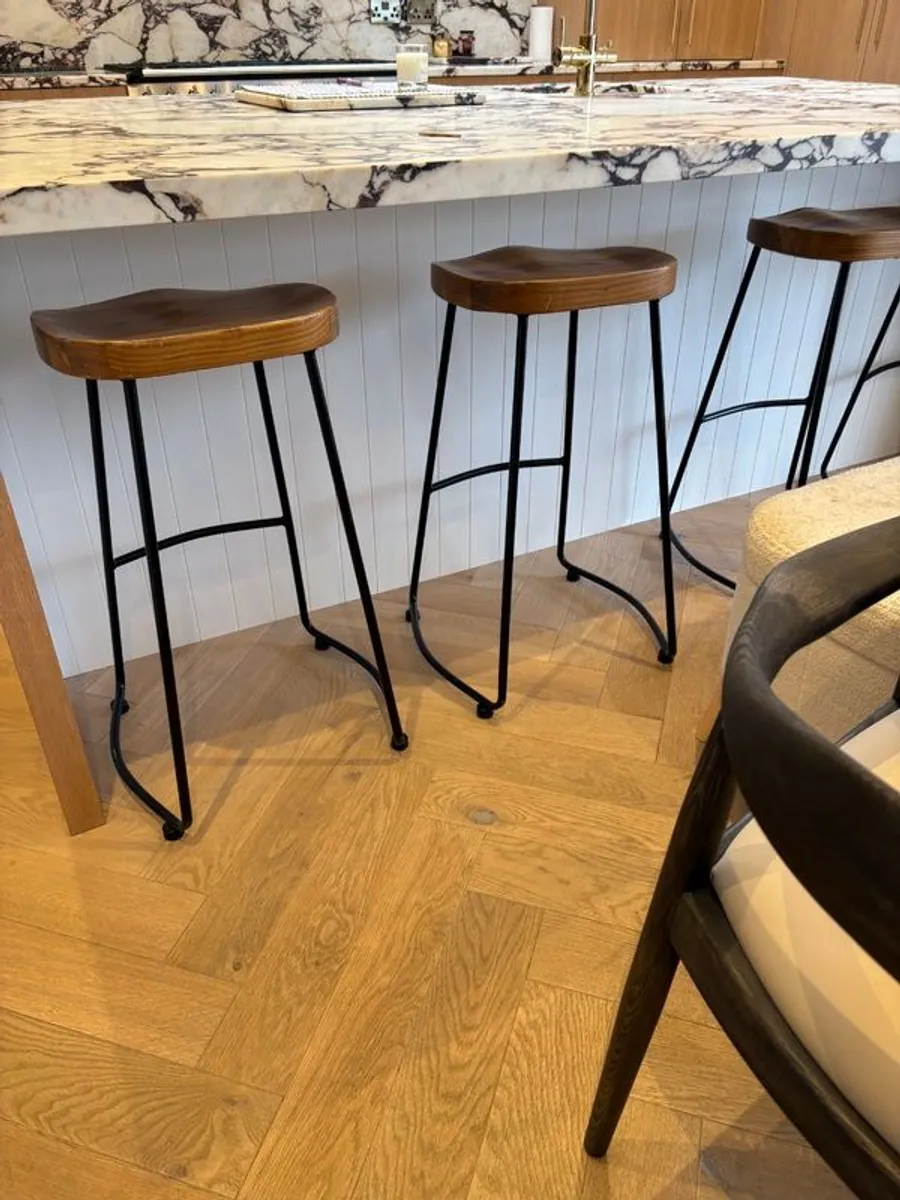 4 x kitchen bar stools - Image 1
