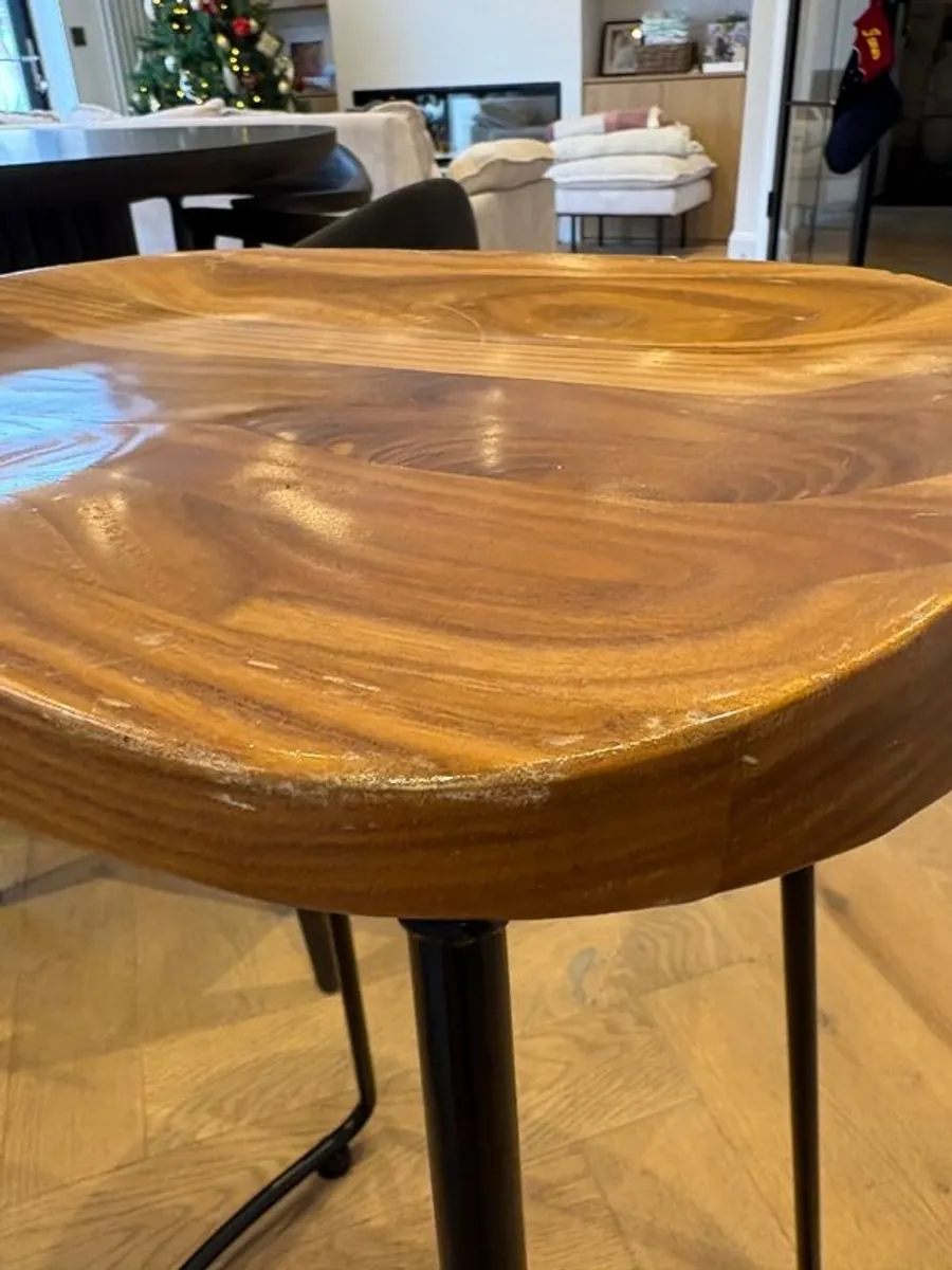 4 x kitchen bar stools - Image 4