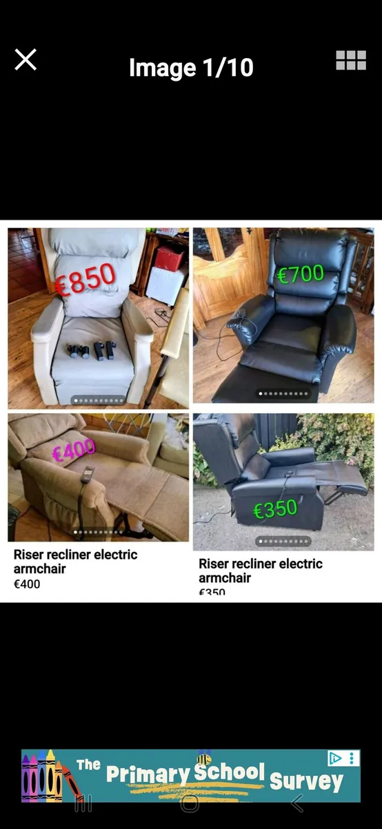 Riser recliner electric armchairs - Image 1