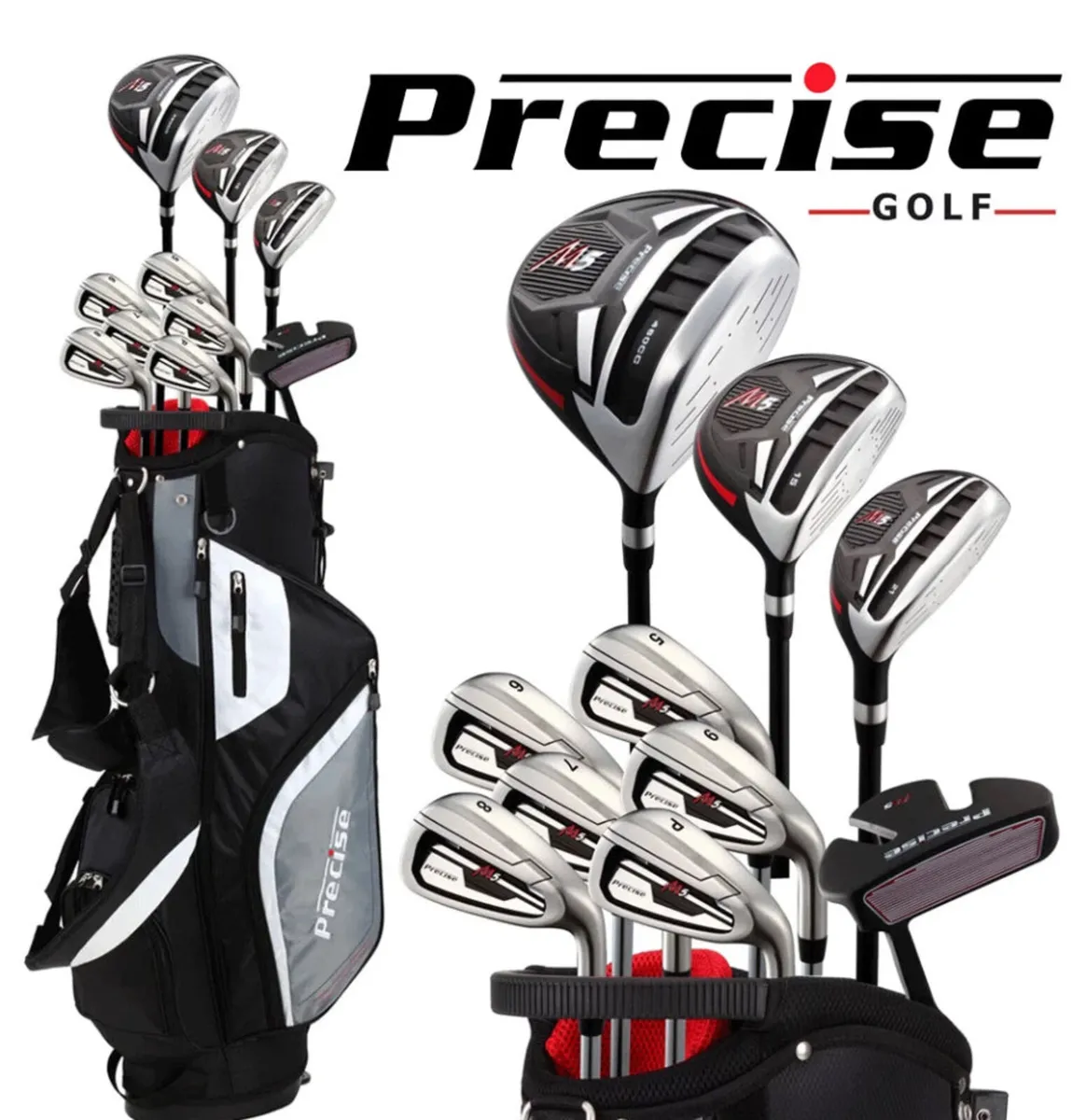 NEW Men’s Golf Clubs Set + Bag Skymax Precise M5 - Image 1