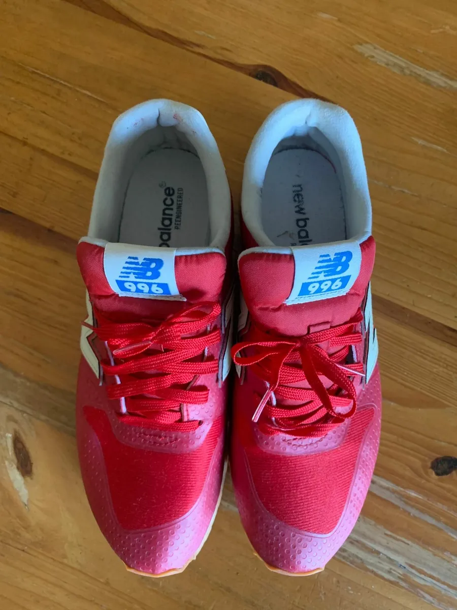 Red Cloth Nylon New Balance Runners - Image 3