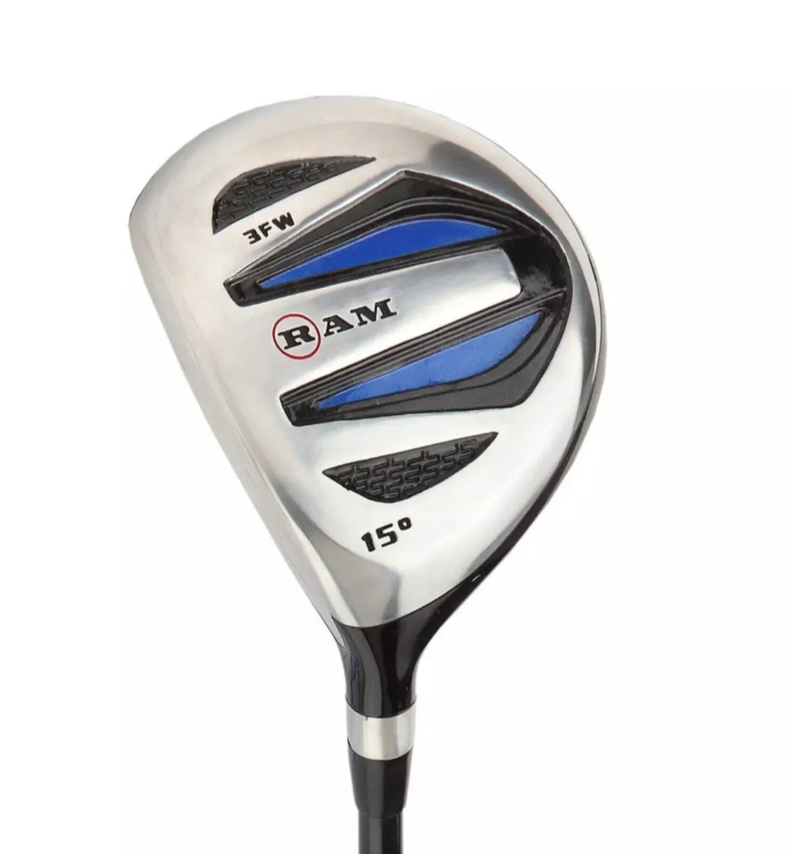 3 x Left Handed Ram Ez3 Woods Men’s Golf Clubs NEW - Image 4