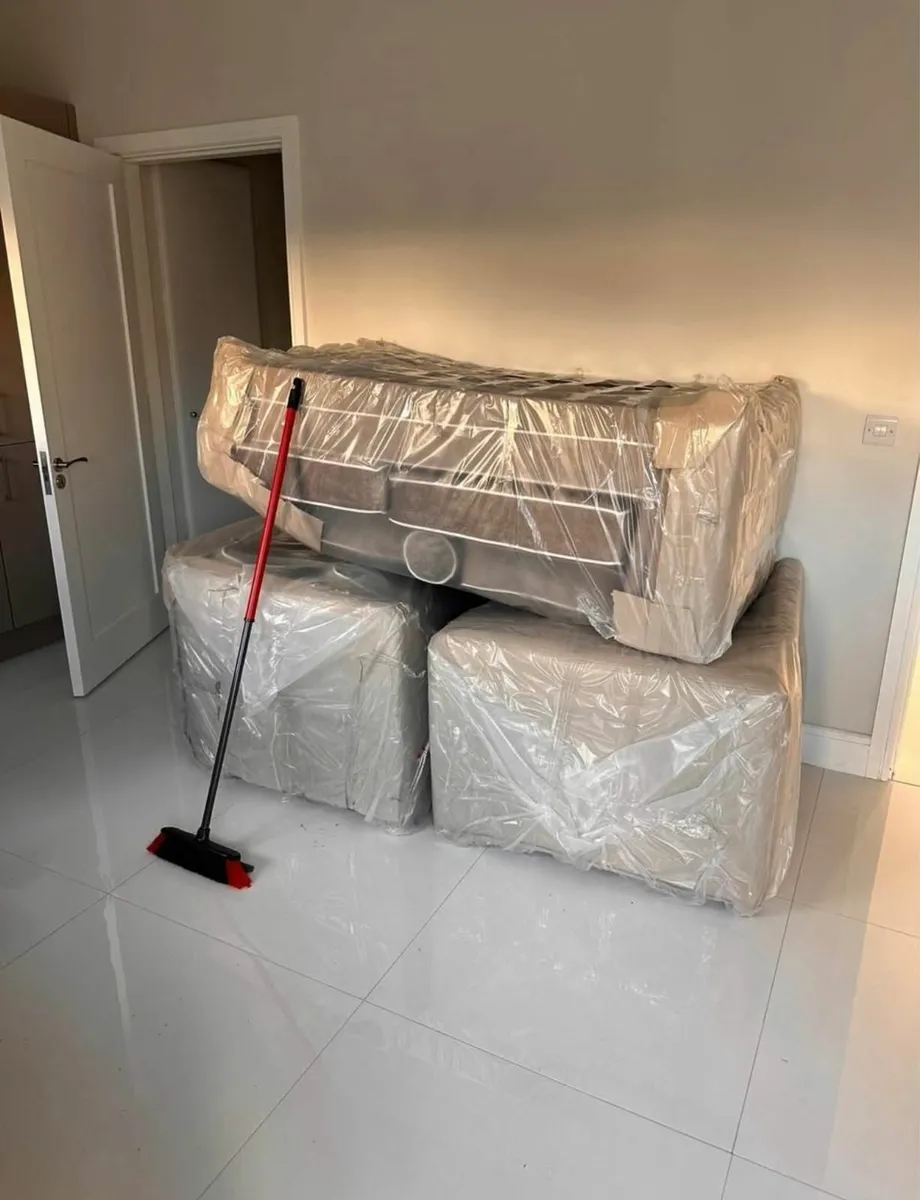 2 Seater and Corner Sofa Marble Mink Brand New - Image 3