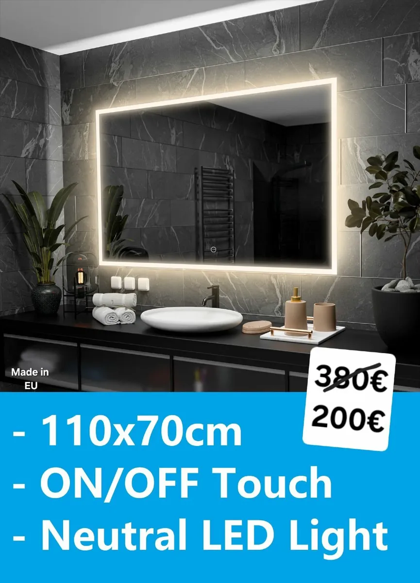 LED Bathroom Mirror - Image 1
