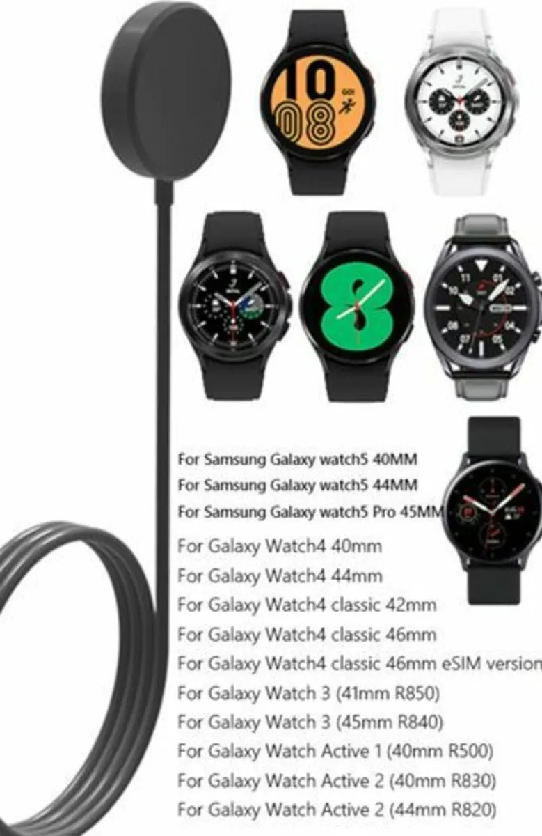 USB Charger Cable For Samsung Galaxy Watch 3 4 5 6 - Image 2