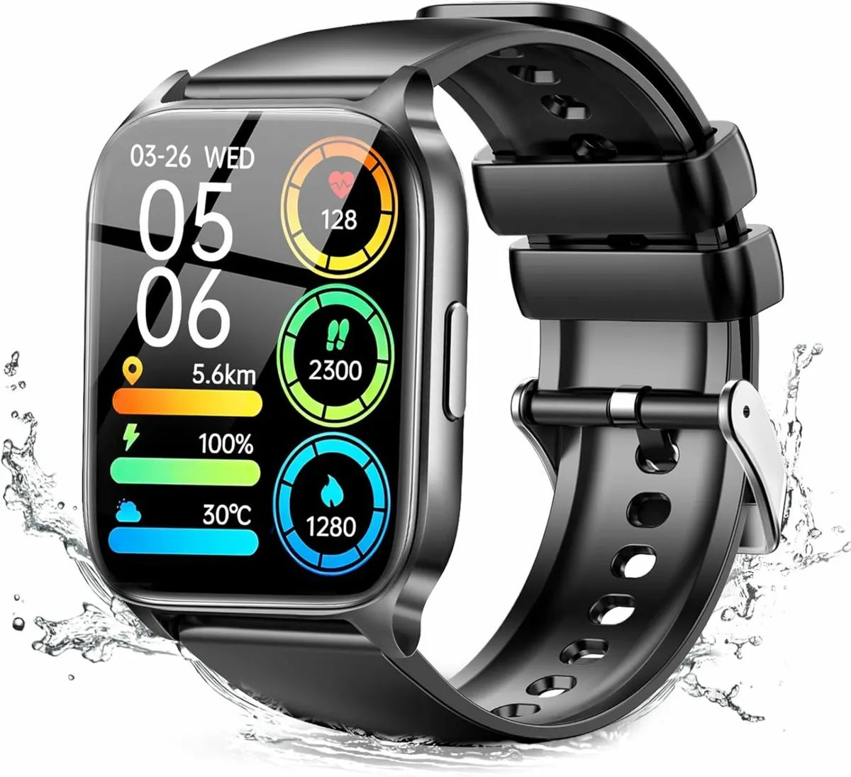 Smart Watch for Men Women, 1.85" Full Touch Screen