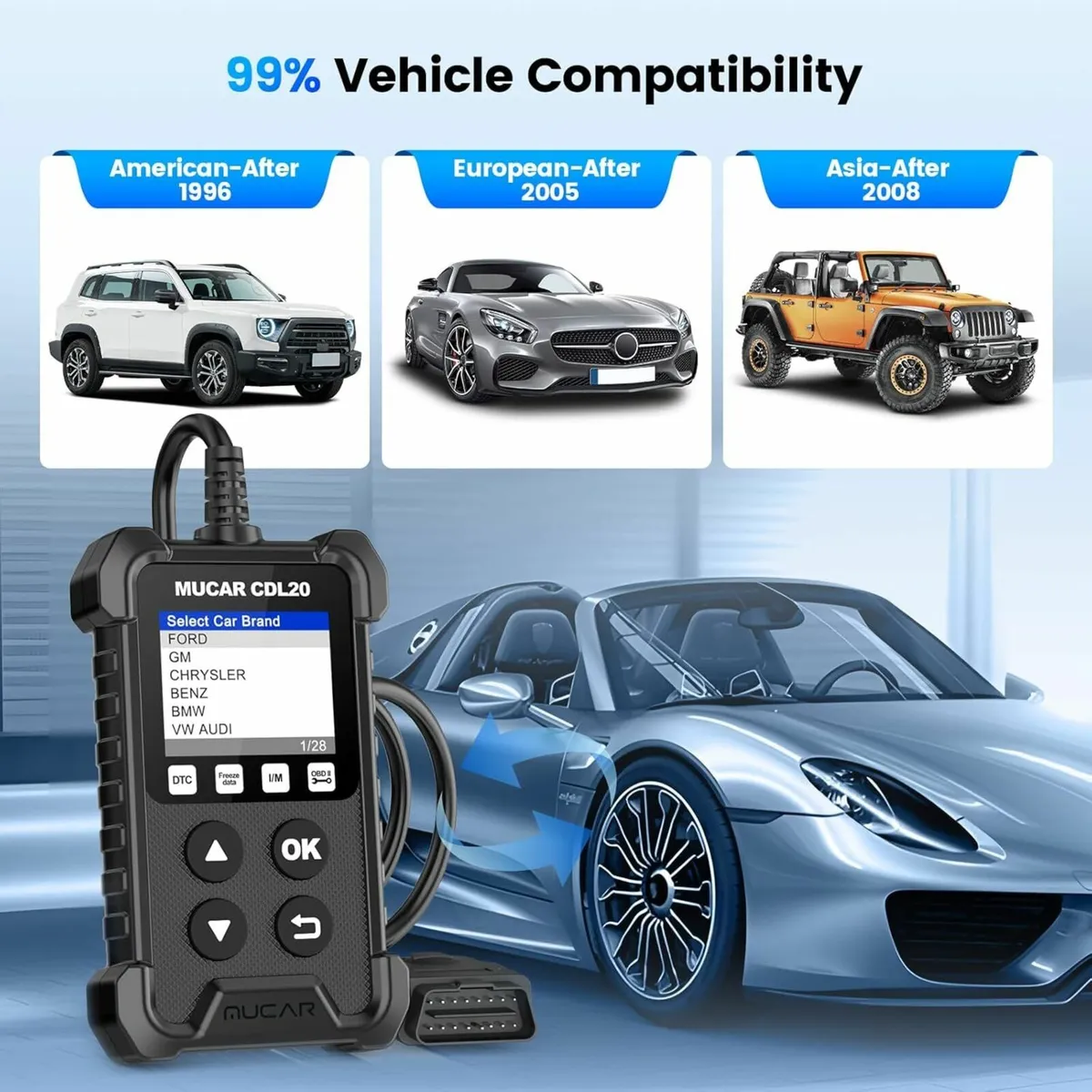 MUCAR OBD2 Scanner Universal Car Fault Diagnostic