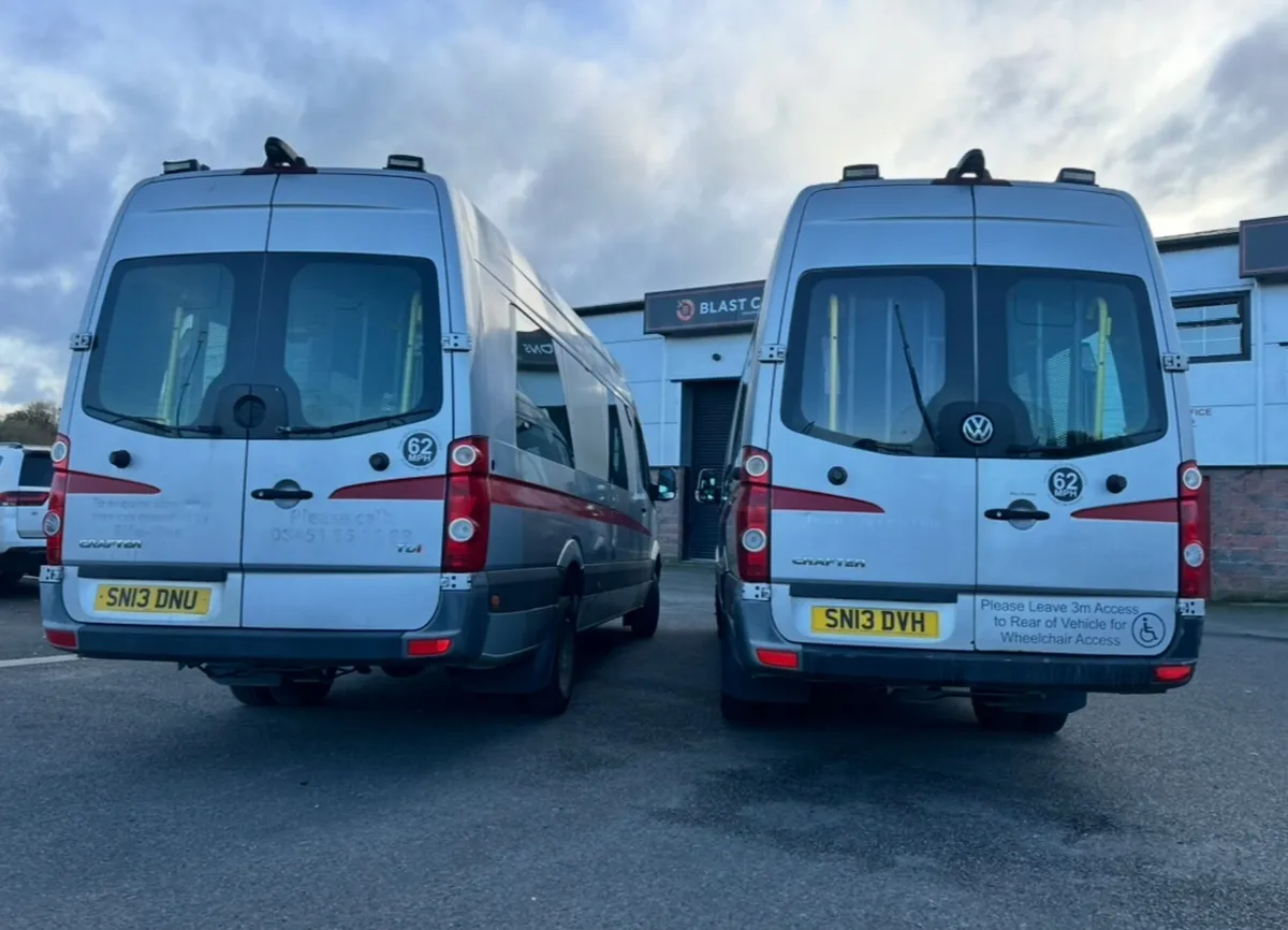 Choice of Two- 2013 Volkswagen Crafter Bus - Image 3