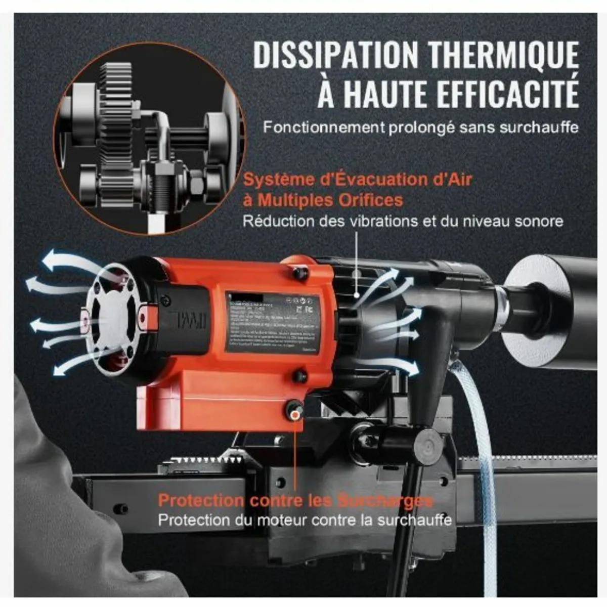 Wet&Dry Diamond Core Drill Machine - Image 4