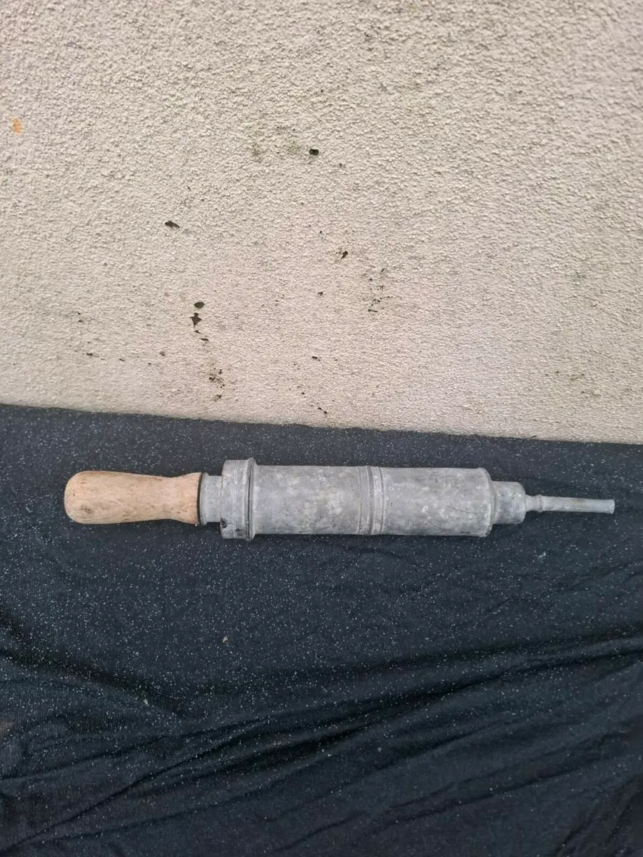 Antique medical clyster possible to post