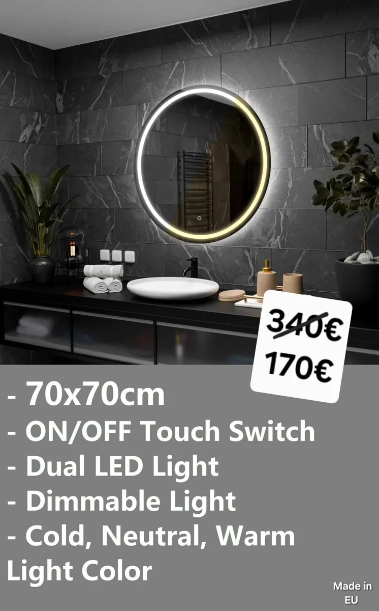 LED Bathroom Mirror - Image 1