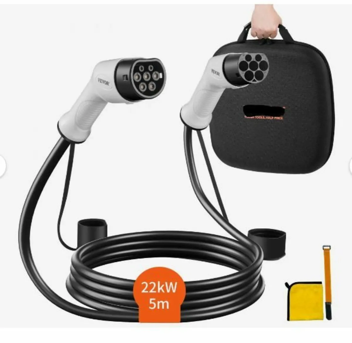 Type 2 to Type 2 EV Charging Cable, 32Amp - Image 1