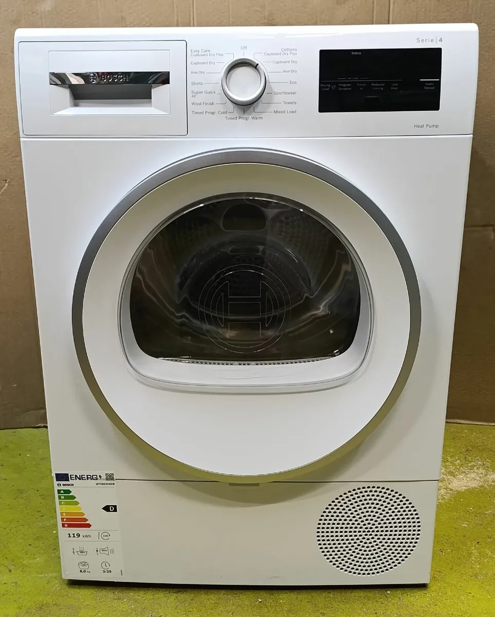 Bosch Series 4 8KG Heat Pump Tumble Dryer - Image 3