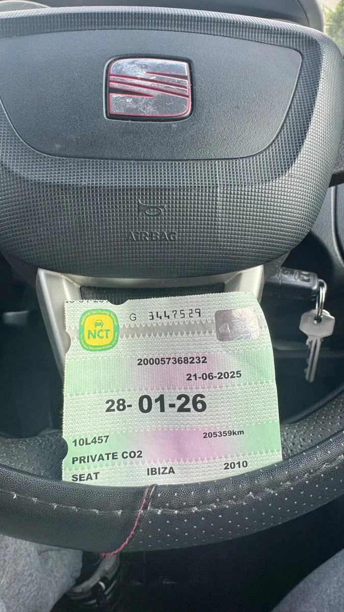 SEAT Ibiza 1.2 5DR NCT on 13th Dec - Image 4