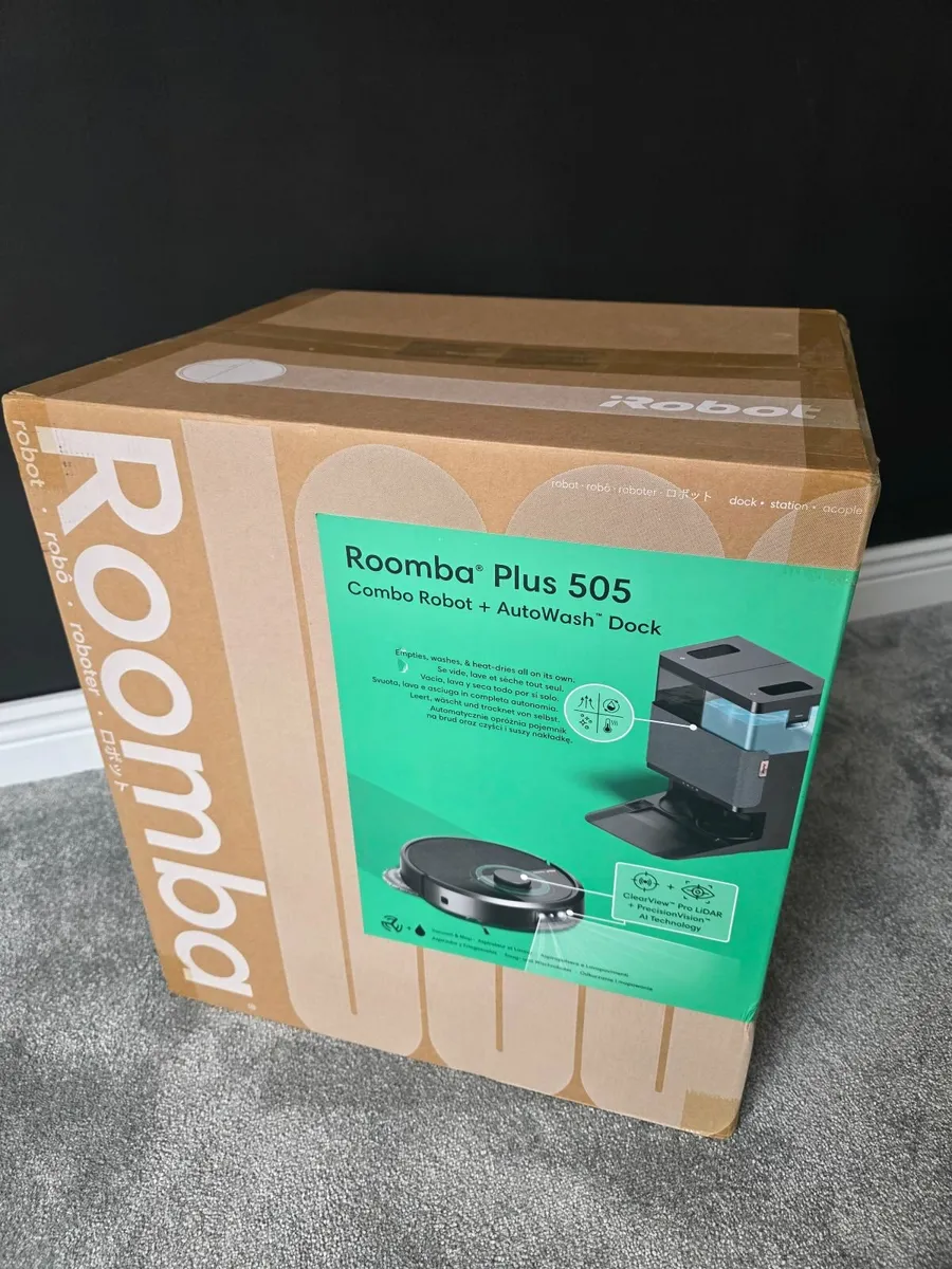 iRobot Roomba Plus 505 Combo Robot with AutoWash - Image 1