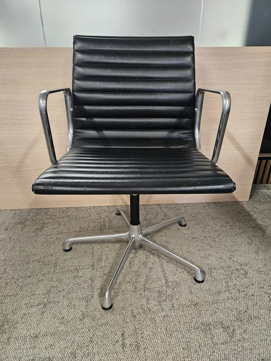 Boss Delphi and Charles Ames Leather Office Chairs - Image 3