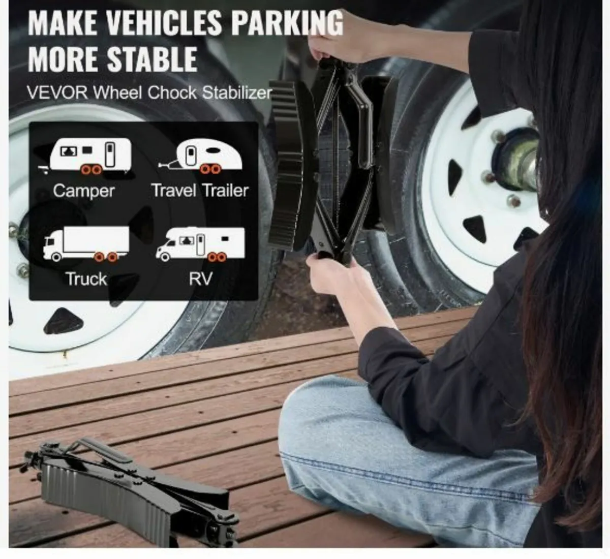 Camper Wheel Chock Stabilizer - Image 3