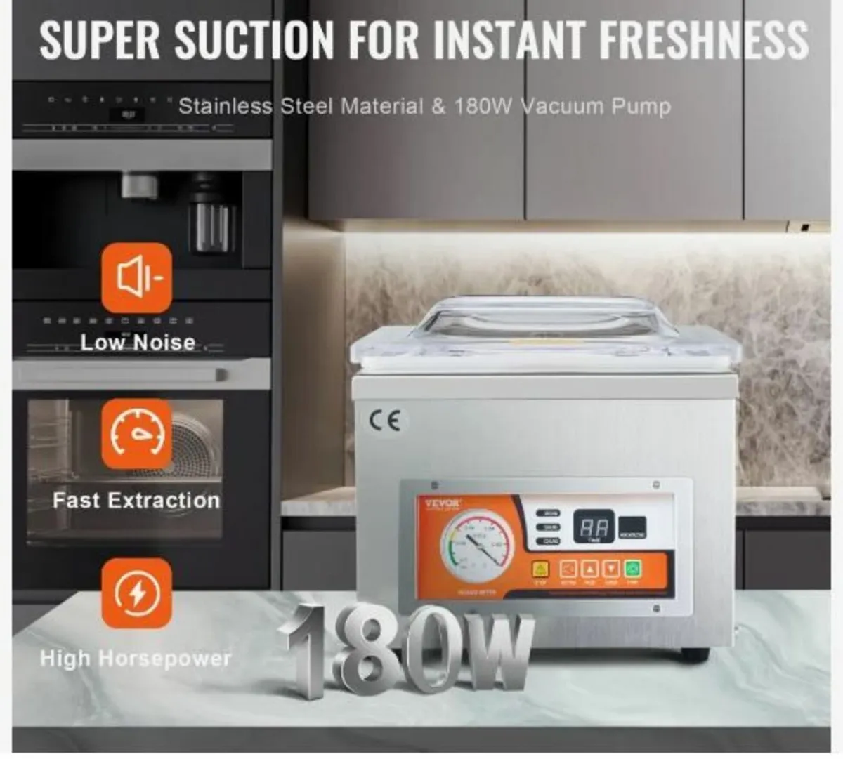 Chamber Vacuum Sealer, 260W Sealing Power - Image 3