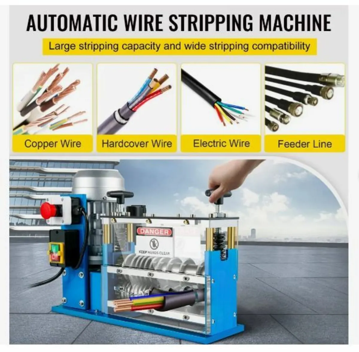 Electric Wire Stripping Machine, 1.5-38 mm - Image 3