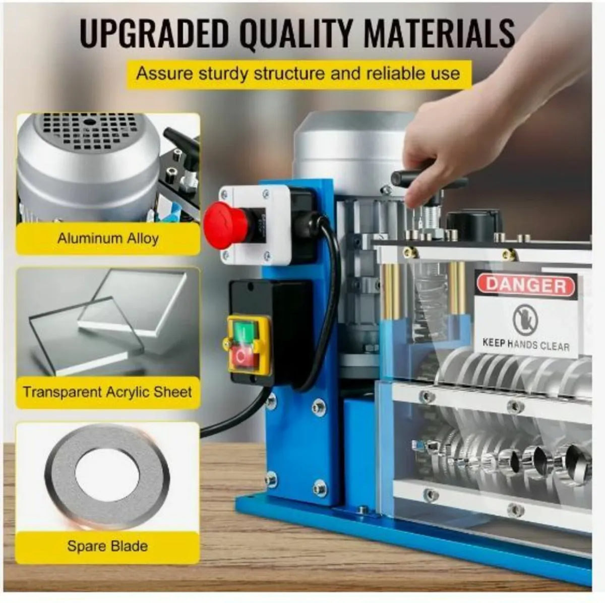 Electric Wire Stripping Machine, 1.5-38 mm - Image 4