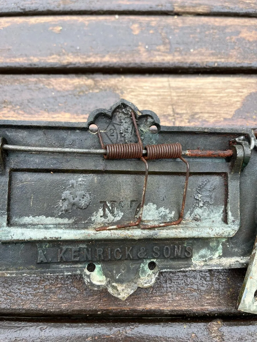 Antique Brass Letterbox - Image 3