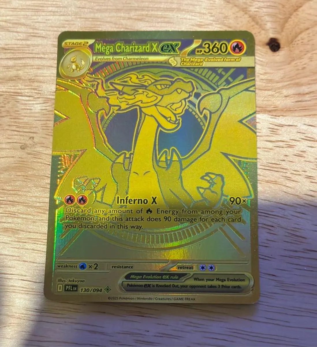 Mega Charizard X ex (PFL 130). - Image 1