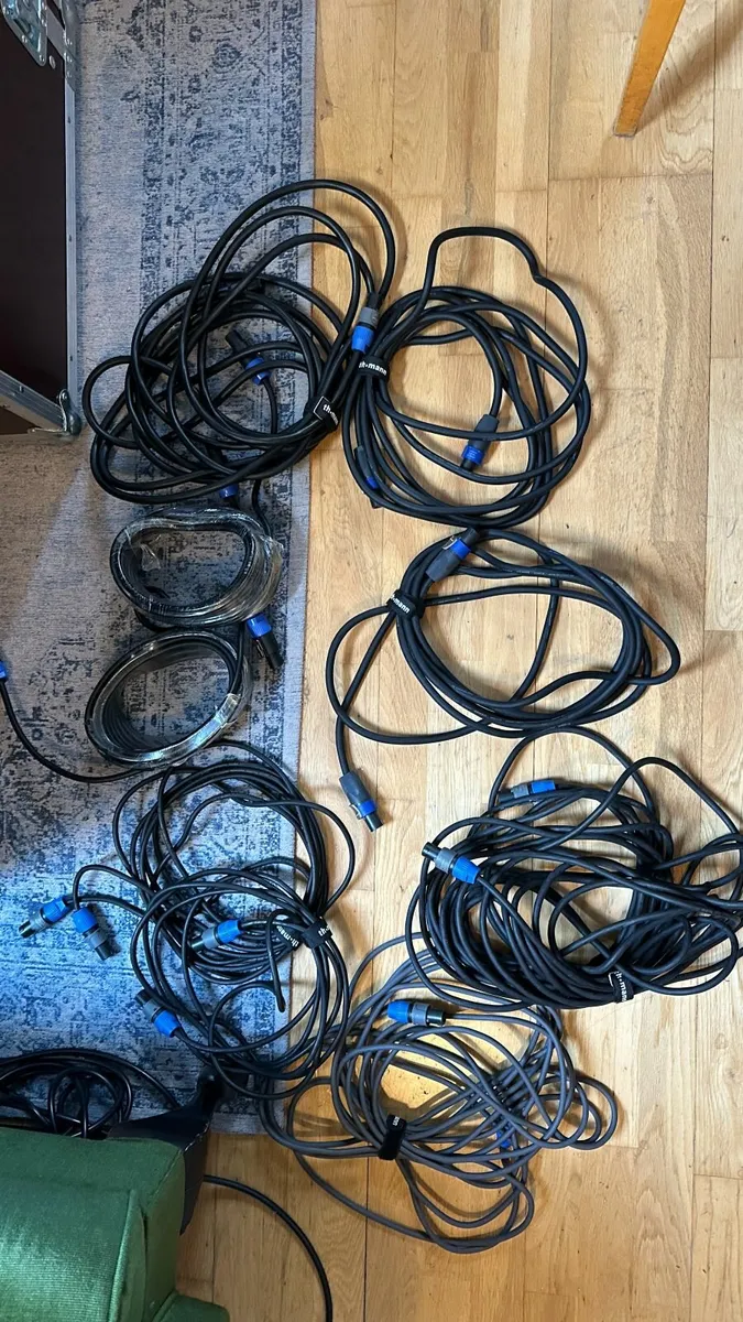 8 Professional Speaker Cable Speakon connectors - Image 1