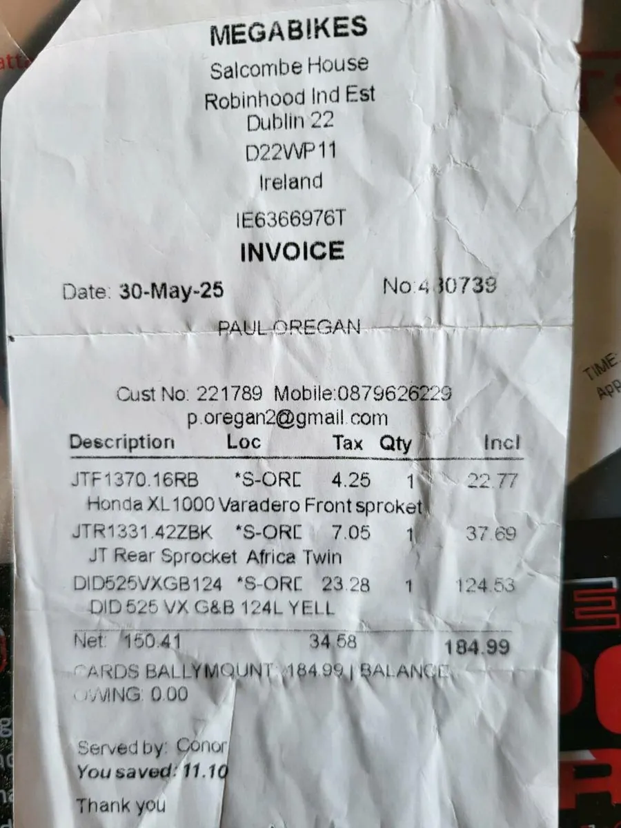 Chain + Sprocket kit. - Image 4