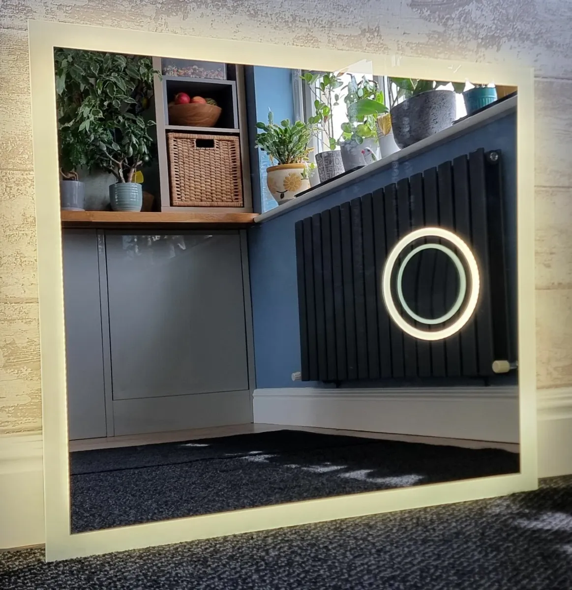 LED Bathroom Mirror 80x70cm - Image 2