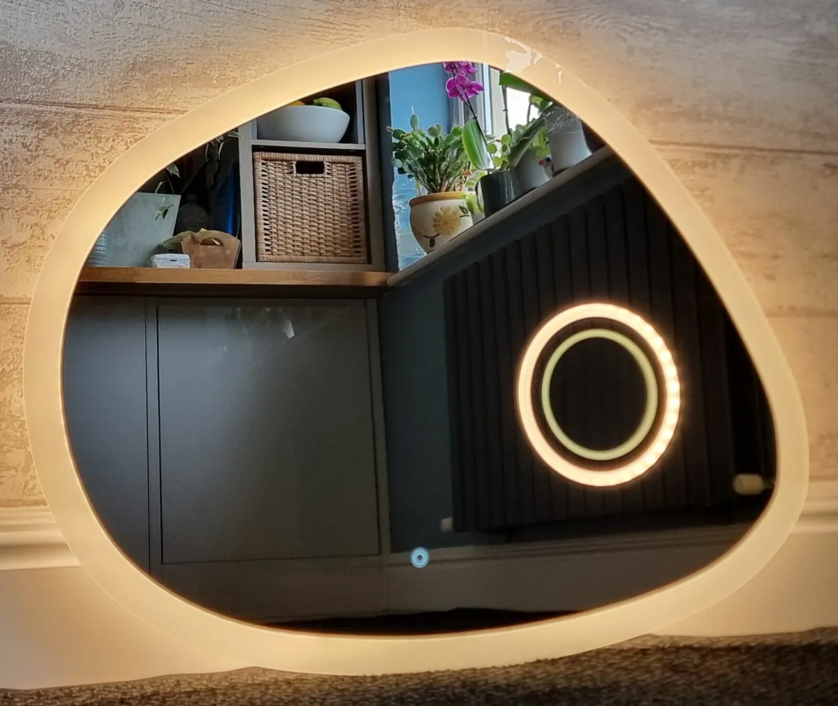 LED Bathroom Mirror 80cm - Image 4