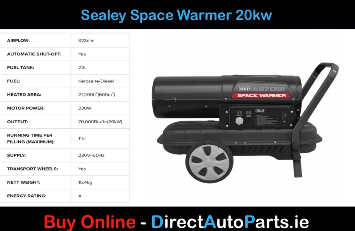 35,000Btu/hr Space Warmer® Kerosene/Diesel Heater - Image 1