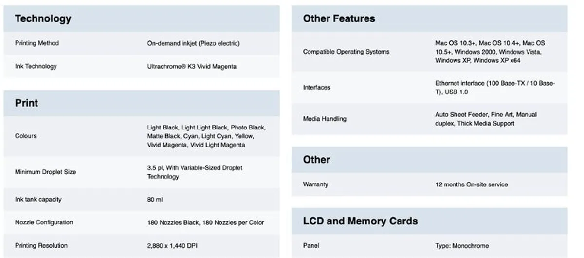 Epson Stylus Pro 3880 Printer - Image 3