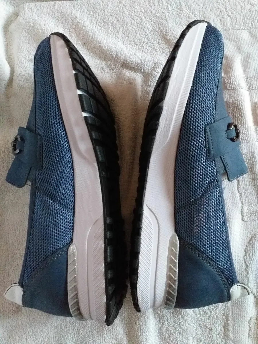 LADIES FLAT" BRAND NEW "RIEKER BLUE SHOES-SIZE 6 - Image 3