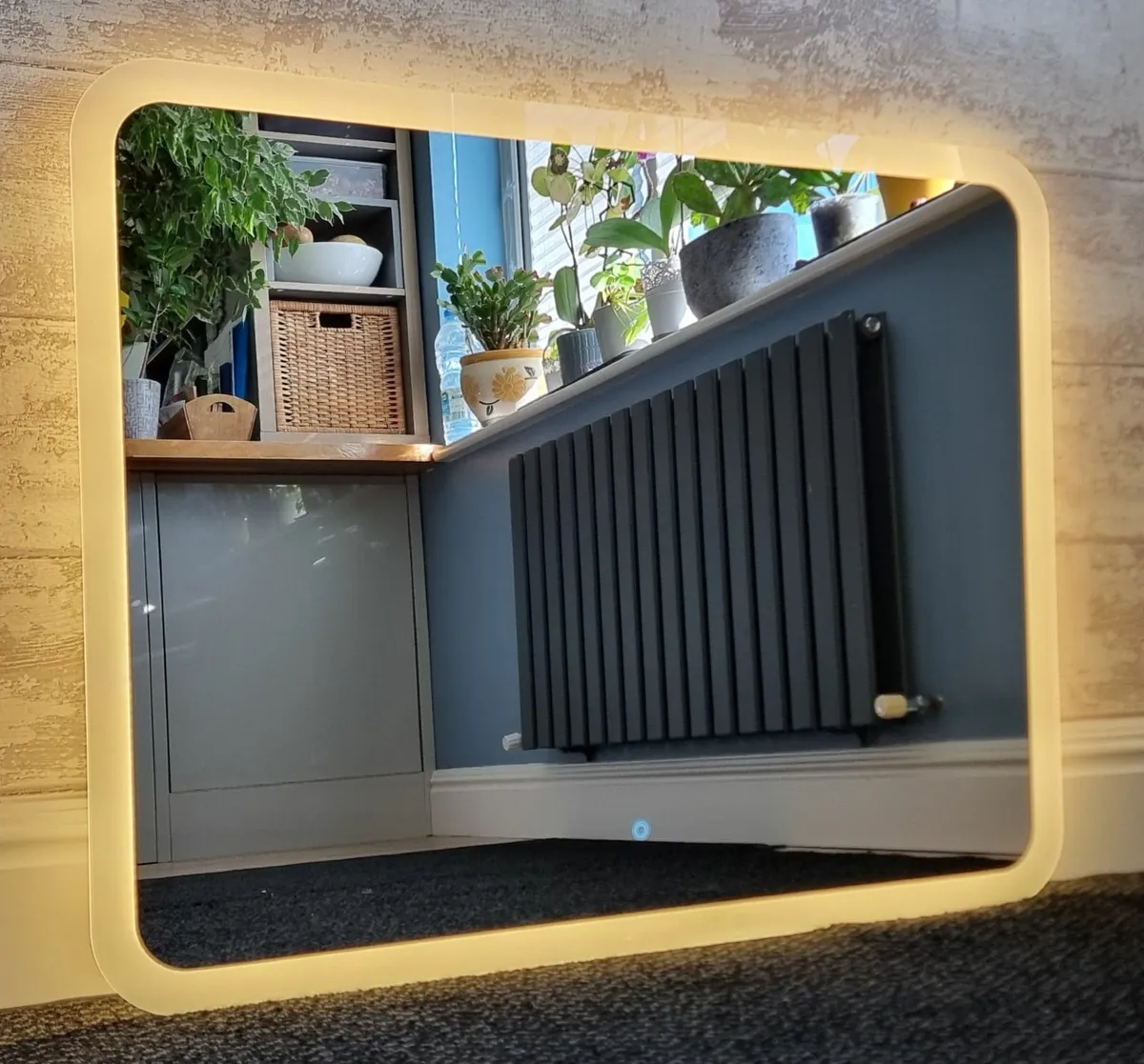 LED Bathroom Mirror 90x70cm - Image 2
