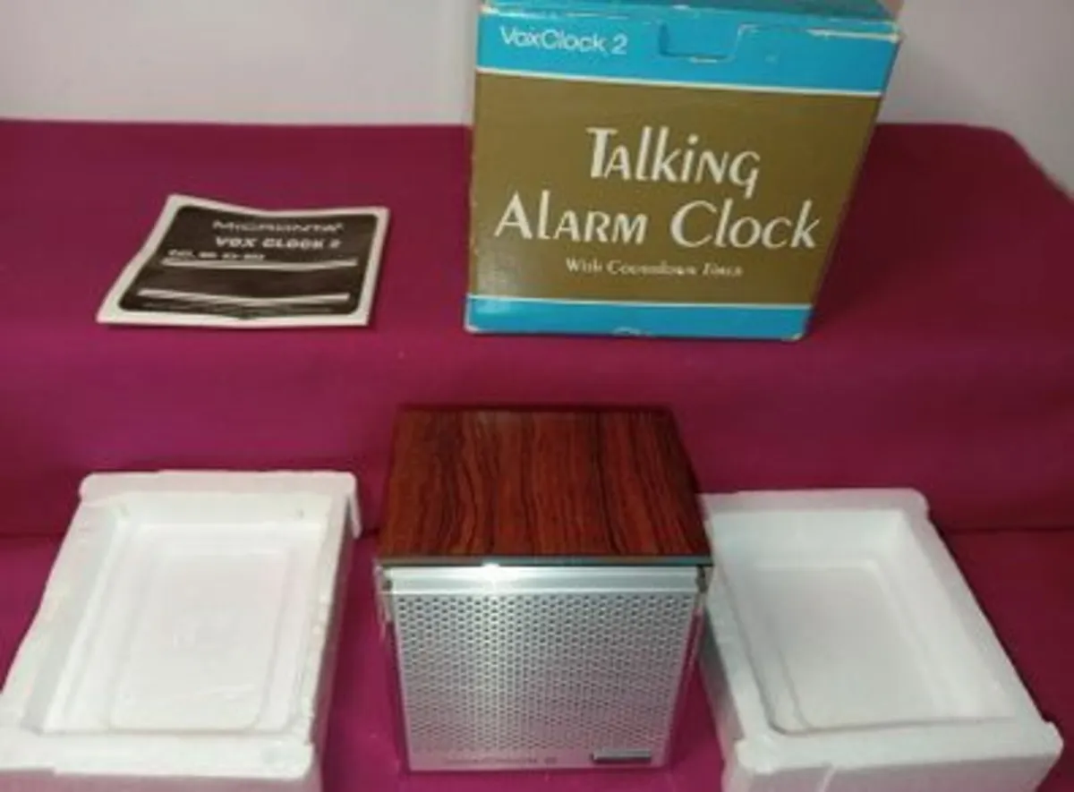 Boxed Vintage 1980's Vox Clock 2 Micronta Talking