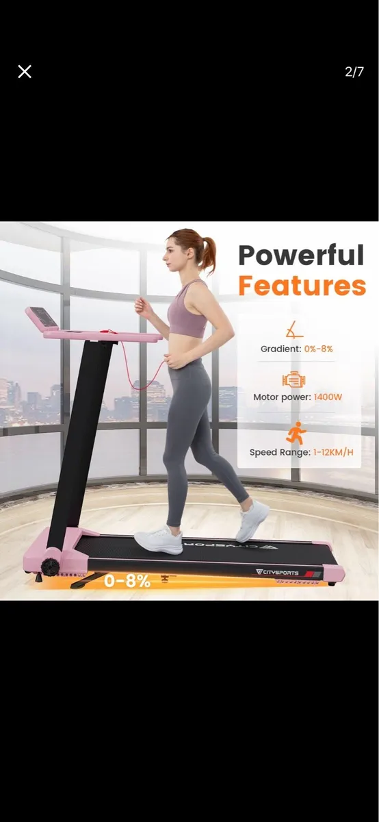 Pink walking pad - Image 1