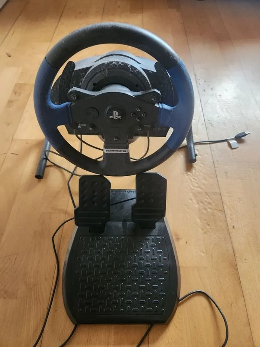 Thrustmaster T150 Pro & Gaming Chair Used, Good Condition - Image 2