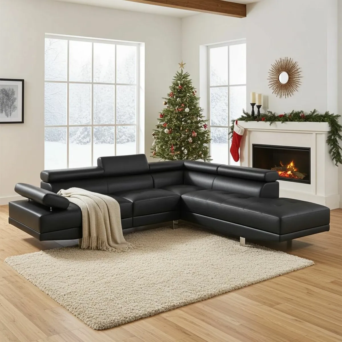 🎅✨ Premium 262 cm Corner Chaise – Xmas Offer 🎄 - Image 1