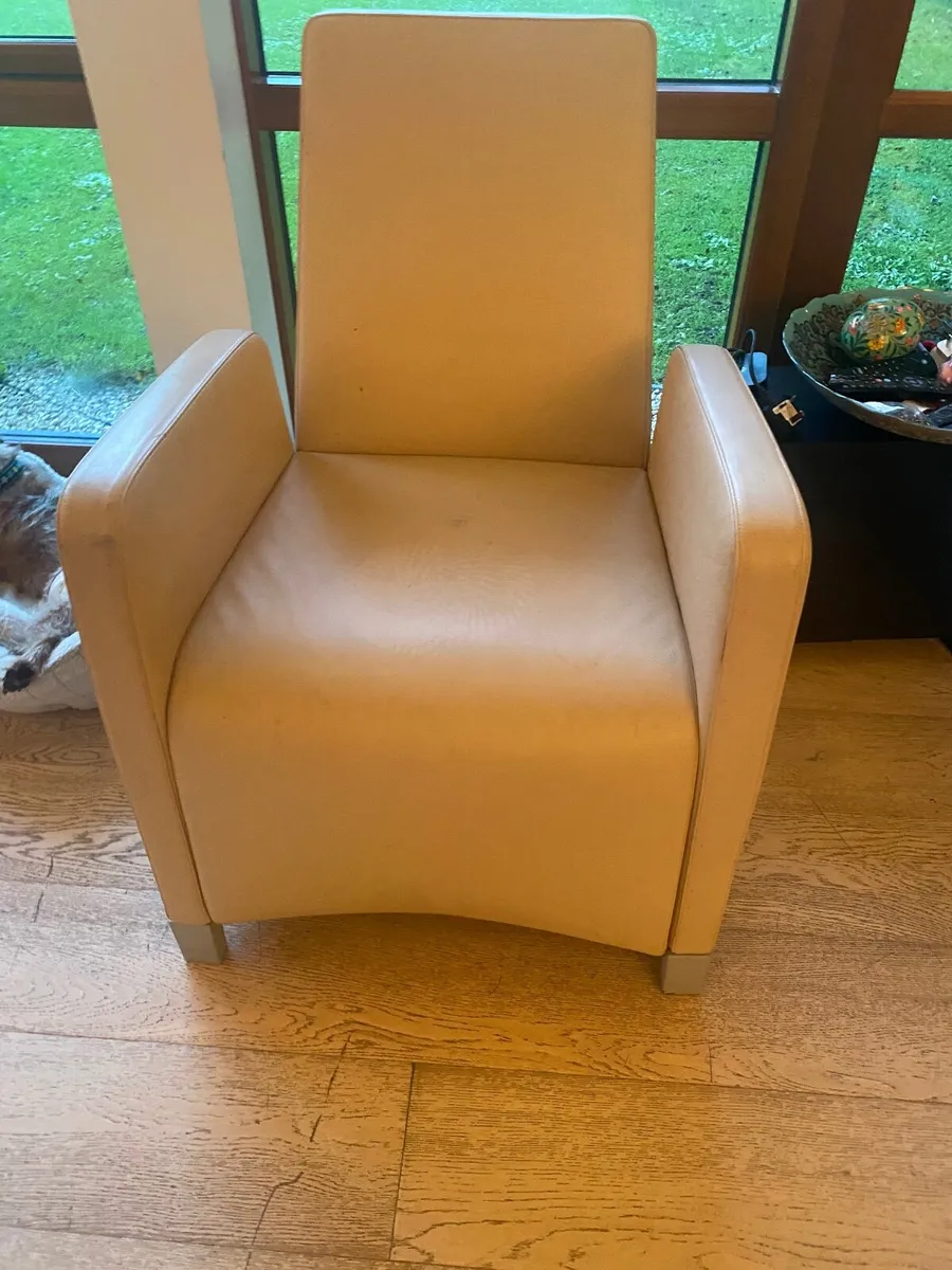 Free to take - Cream Leather Armchair