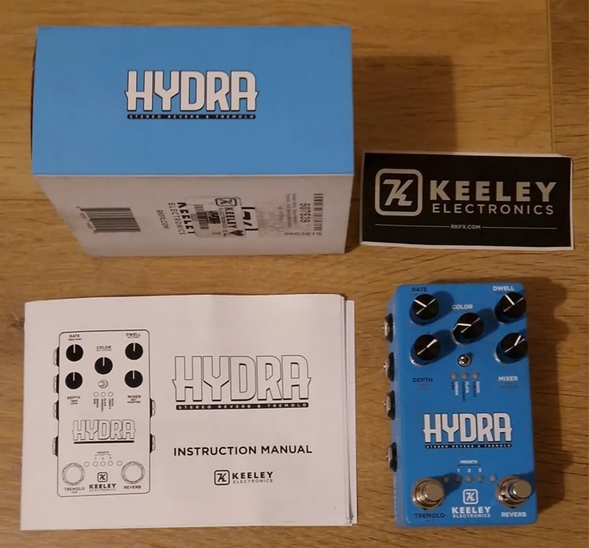 Keeley Hydra Reverb/Tremolo Pedal - Image 1