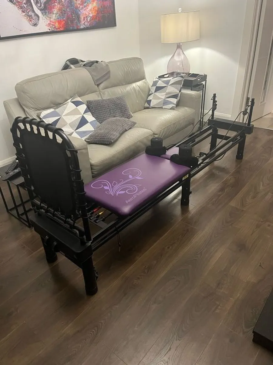 Aeropilates Reformer with Stand (Folds for Storing) - Image 1