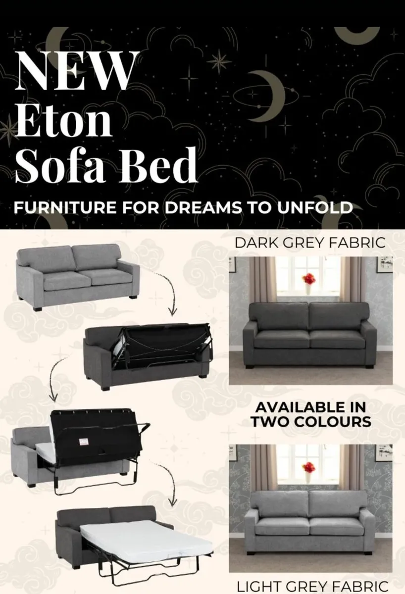 Nee Eton sofa bed✨Free delivery no deposit require