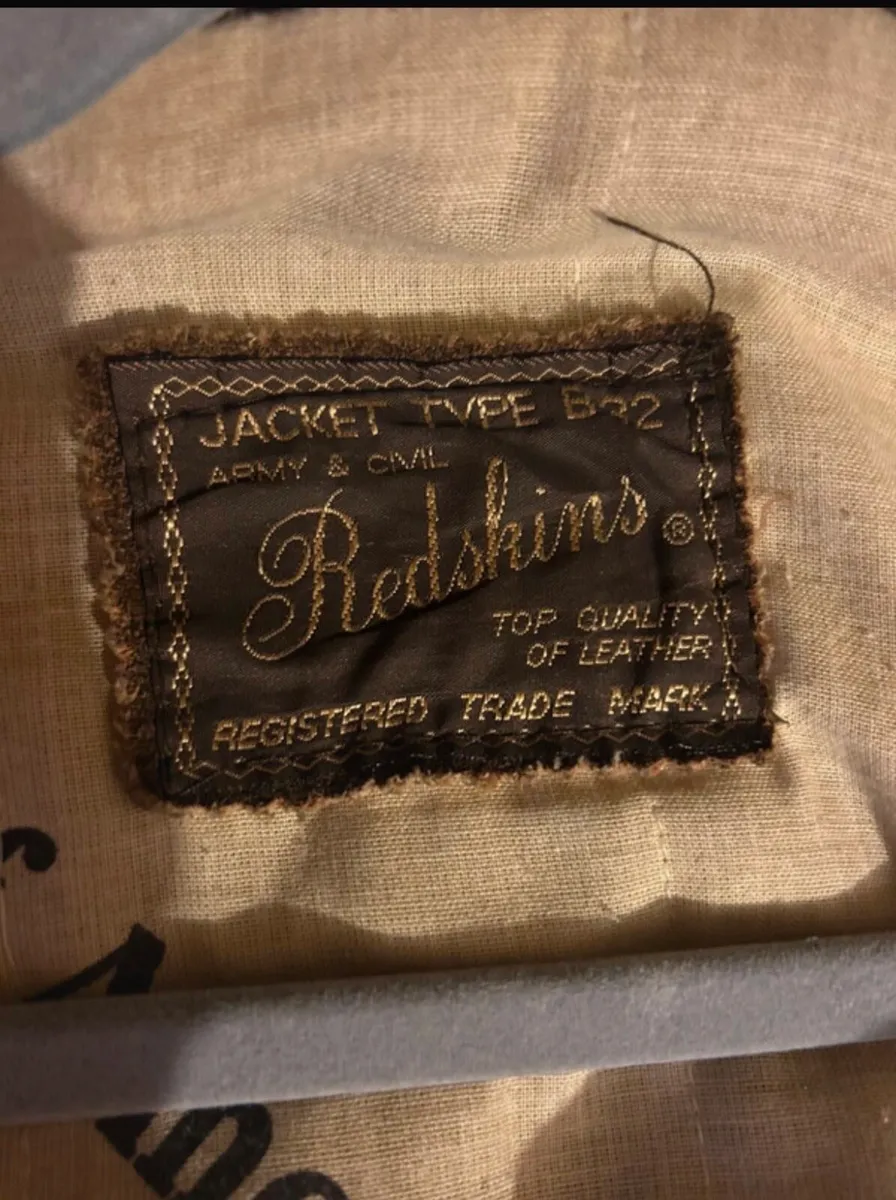 RedSkins Vintage Pilot Bomber Jacket - Image 3