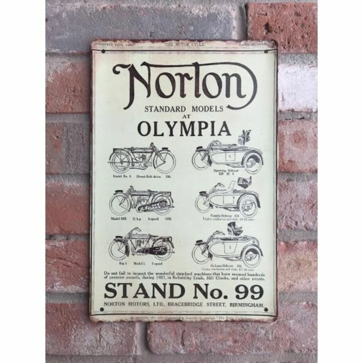 Norton – Stand No 99 – HS266